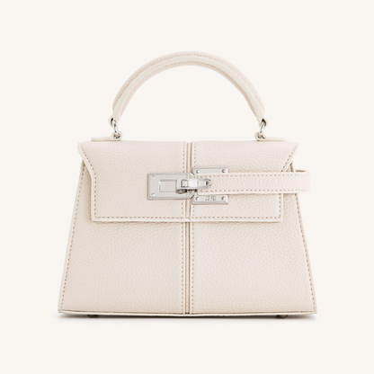 Elise Top Handle Bag - White