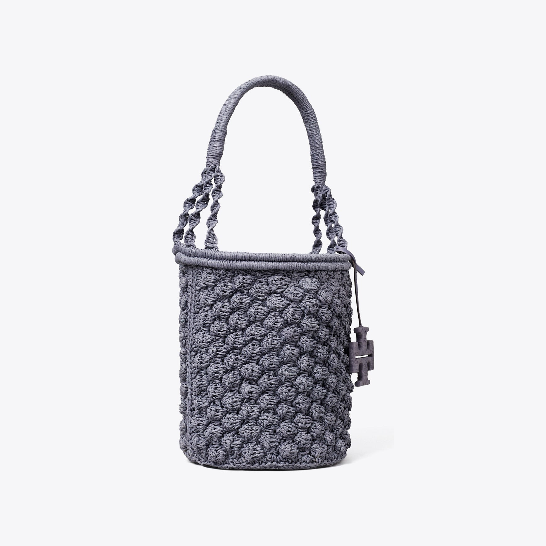 Ella Hand-Crocheted Popcorn Bucket Bag