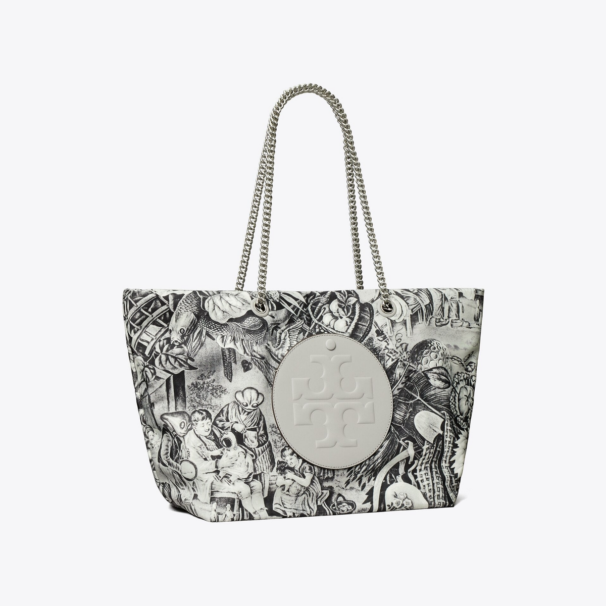 Ella Printed Chain Tote