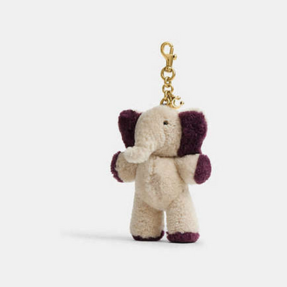Ellie Bag Charm In Shearling