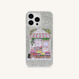 Ellie Floral Shoppe Phone Case - Multicolor White
