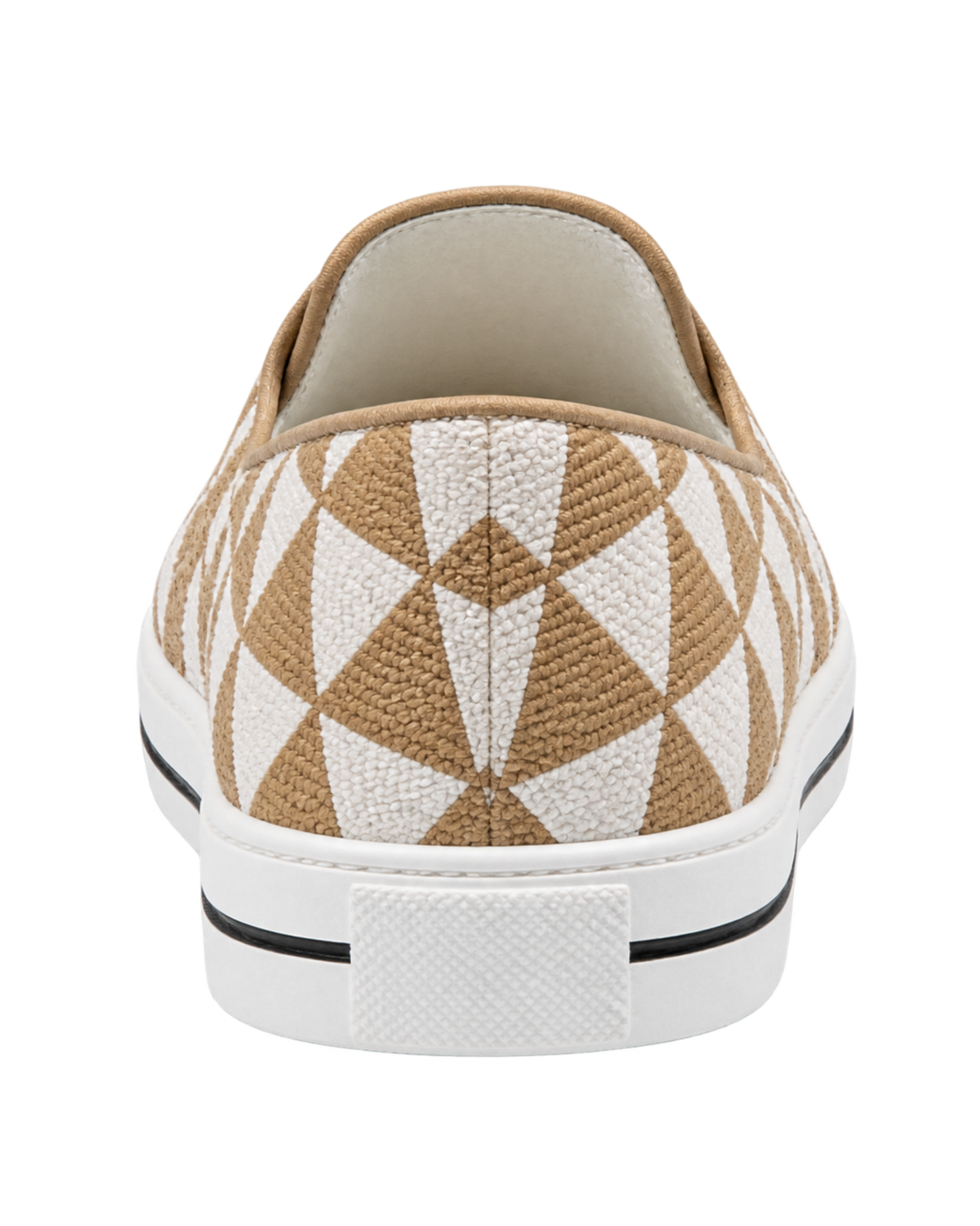 Embroidered fabric slip-on shoes