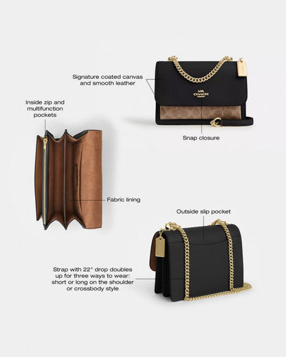 Klare Crossbody Bag In Signature Canvas