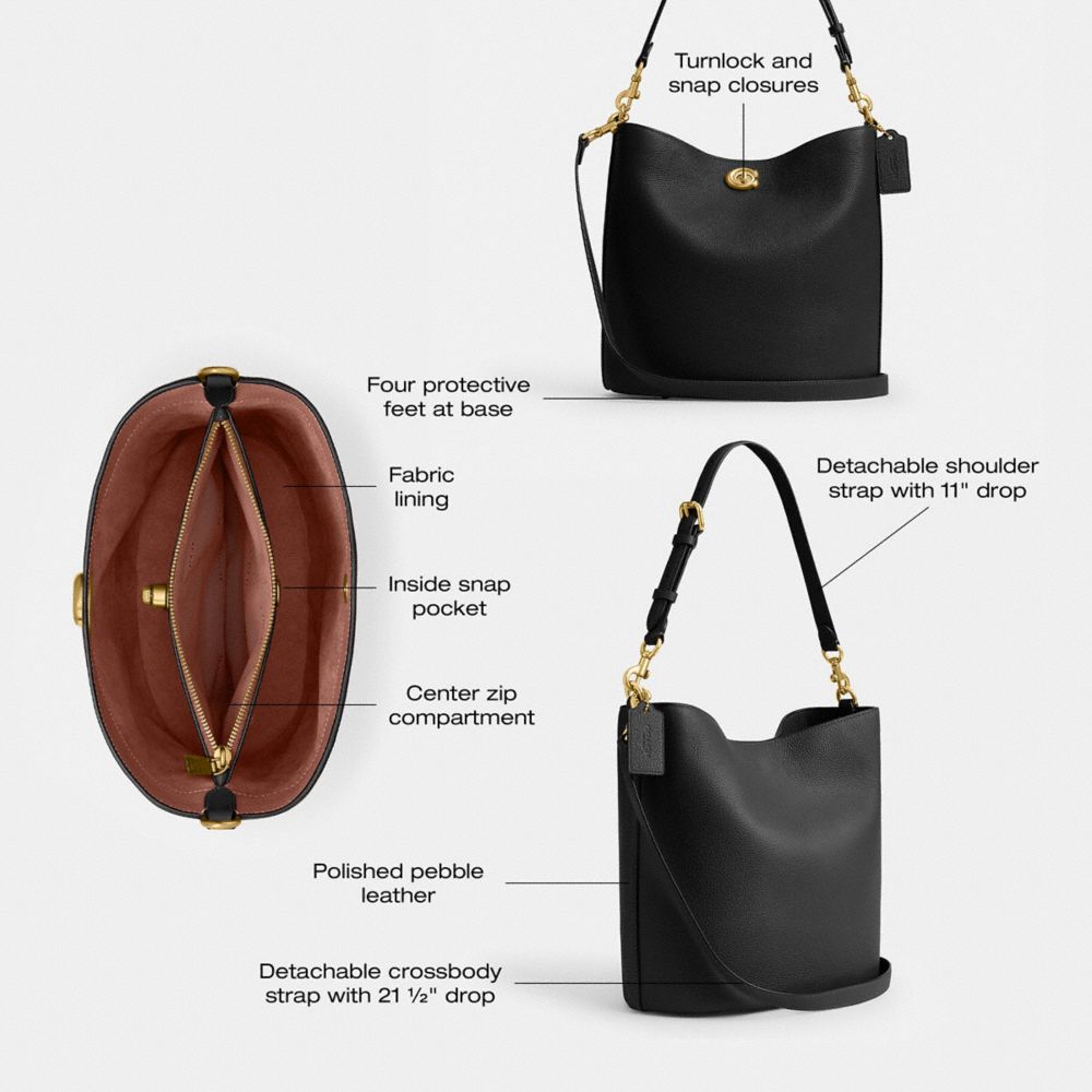 Willow Soft Bucket Bag