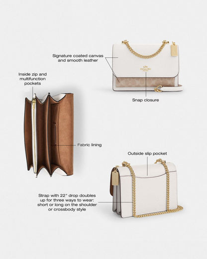 Klare Crossbody Bag In Signature Canvas