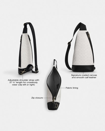 Dominic Sling Pack In Signature Canvas