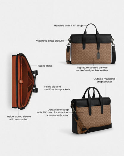 Sullivan Portfolio Brief In Signature Canvas