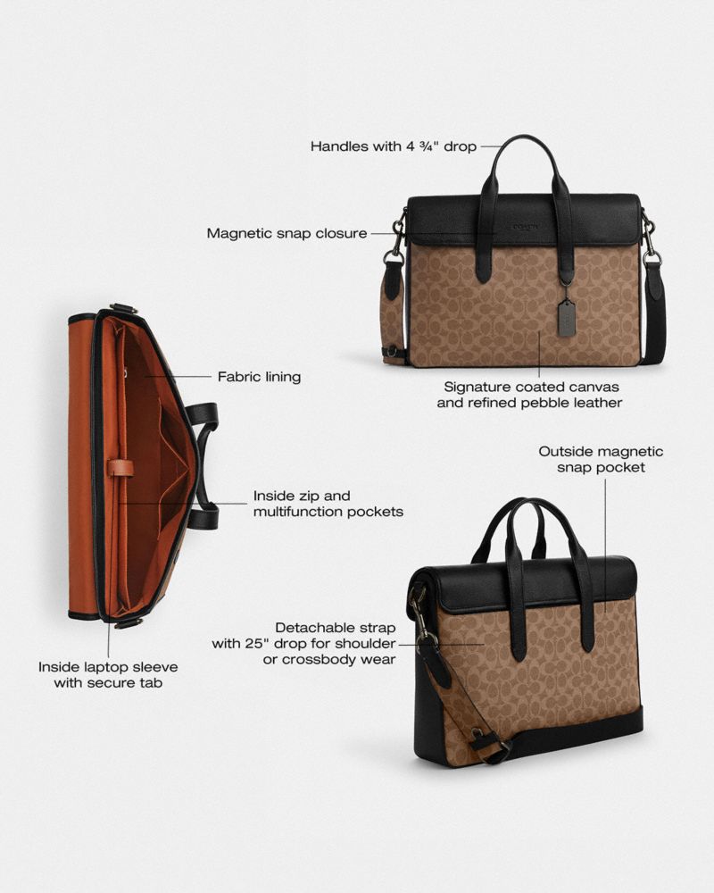 Sullivan Portfolio Brief In Signature Canvas