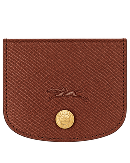 Épure Card holder Brown - Leather