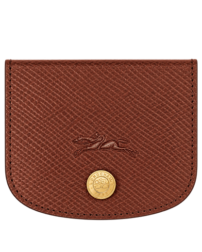 Épure Card holder Brown - Leather