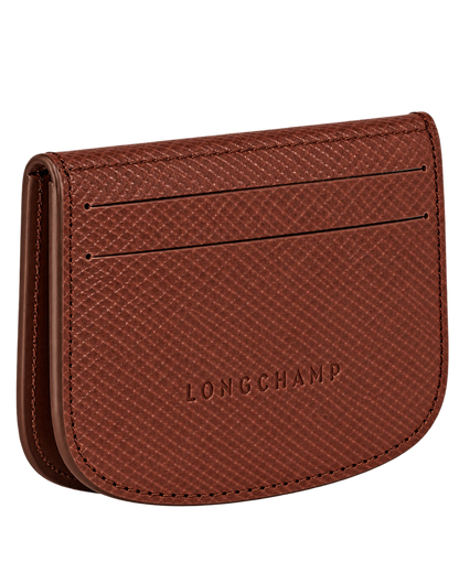 Épure Card holder Brown - Leather