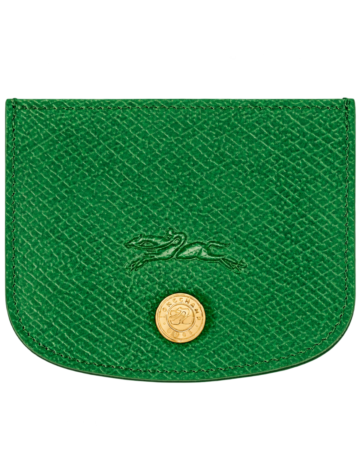Épure Card holder Green - Leather