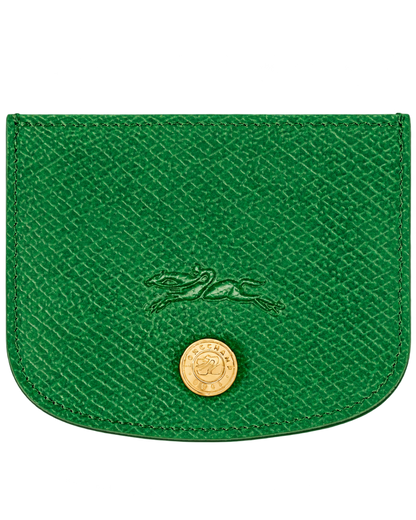 Épure Card holder Green - Leather