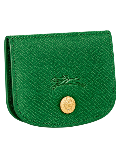 Épure Card holder Green - Leather