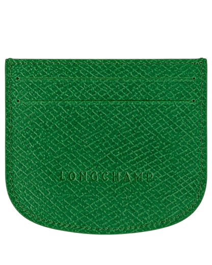 Épure Card holder Green - Leather
