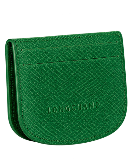 Épure Card holder Green - Leather
