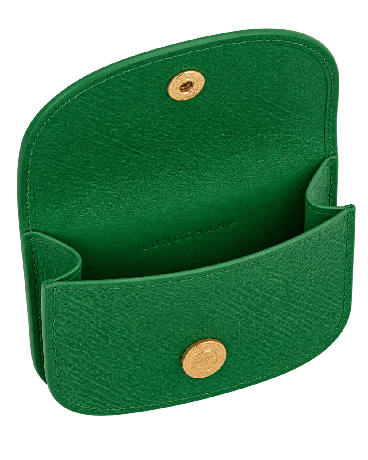 Épure Card holder Green - Leather