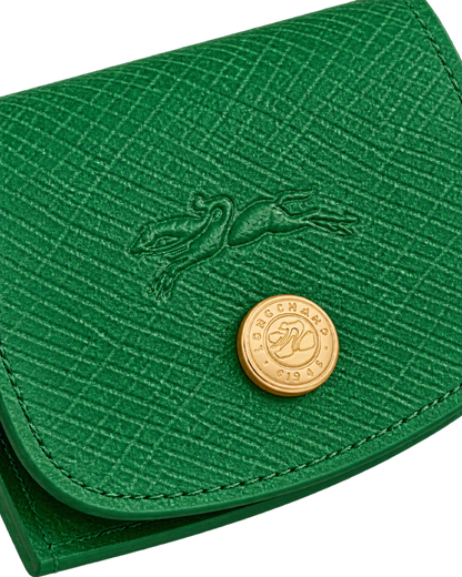 Épure Card holder Green - Leather