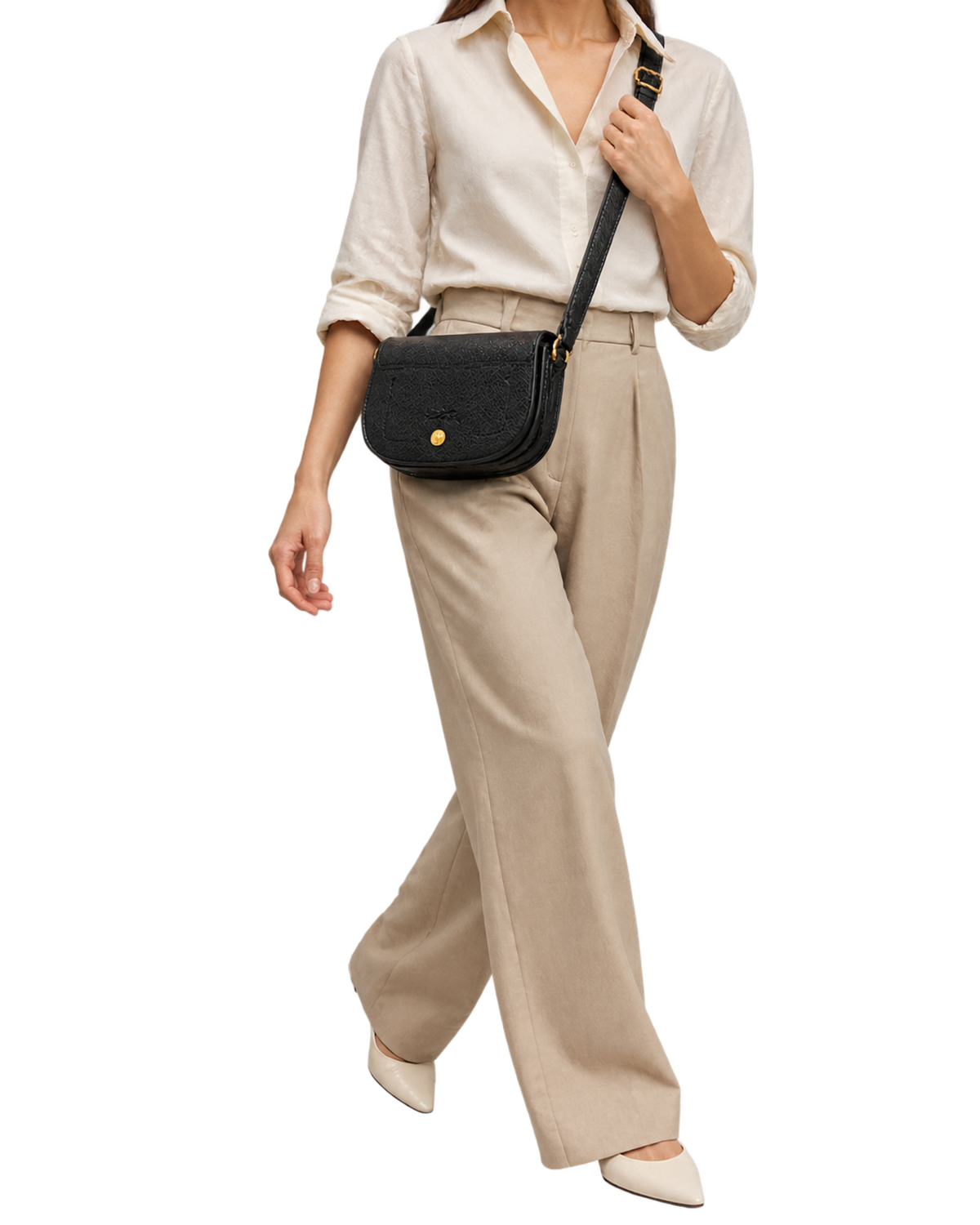 Épure S Crossbody bag Black - Leather