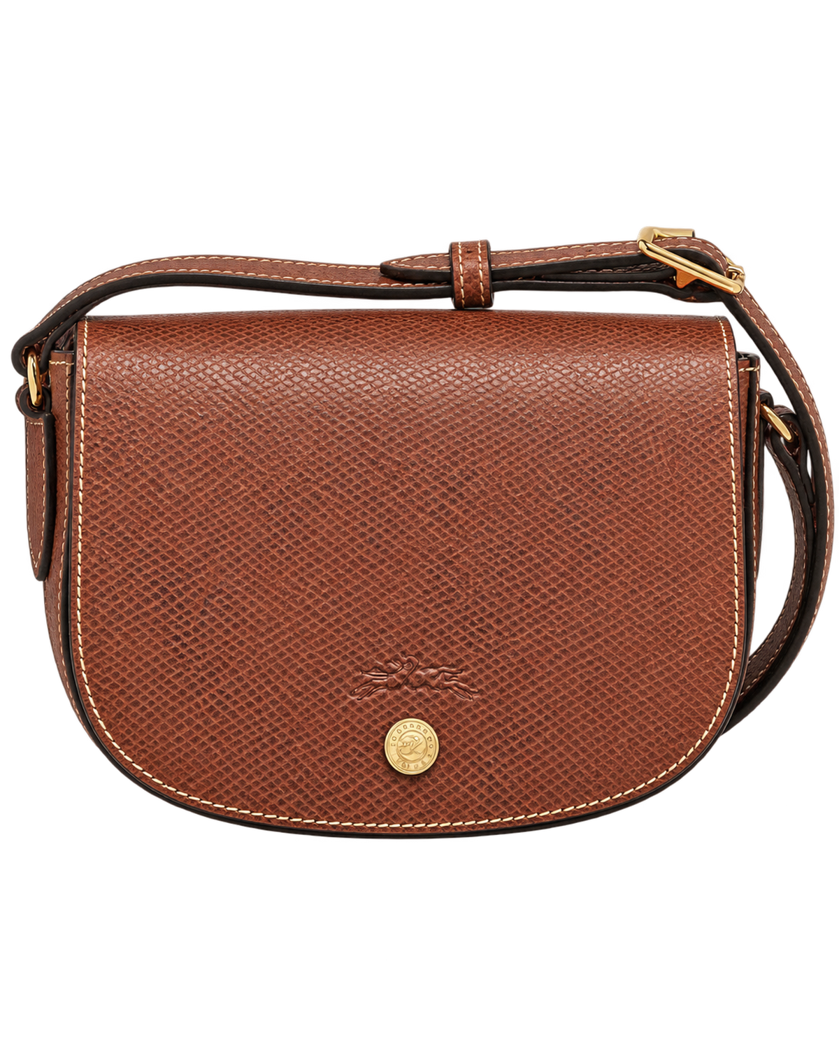 Épure S Crossbody bag Brown - Leather