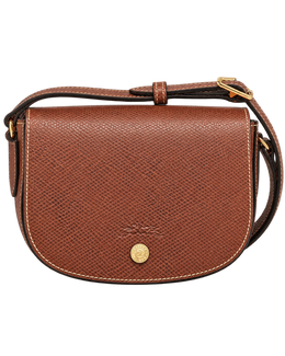 Épure S Crossbody bag Brown - Leather