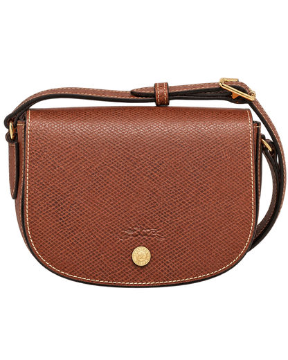 Épure S Crossbody bag Brown - Leather