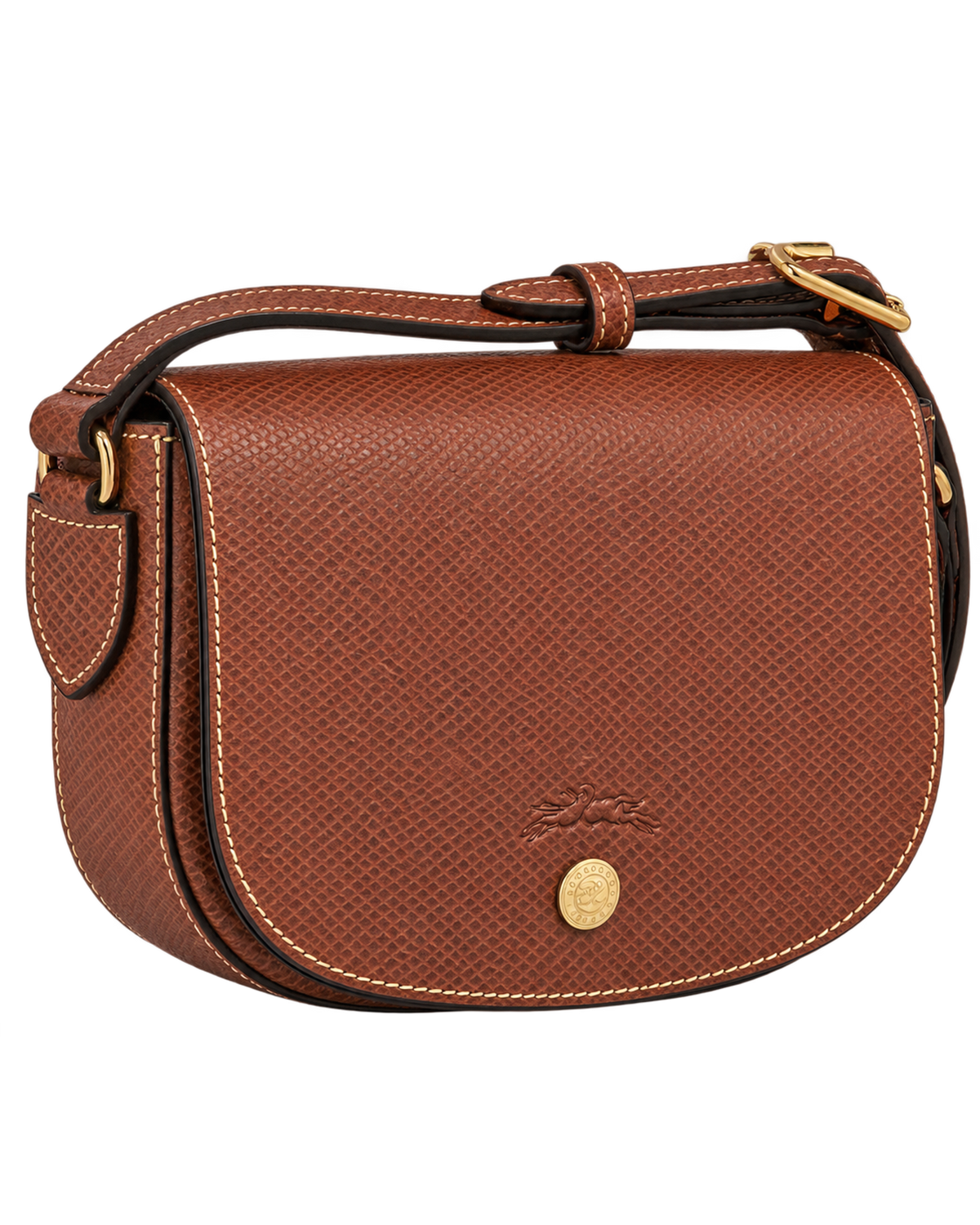Épure S Crossbody bag Brown - Leather