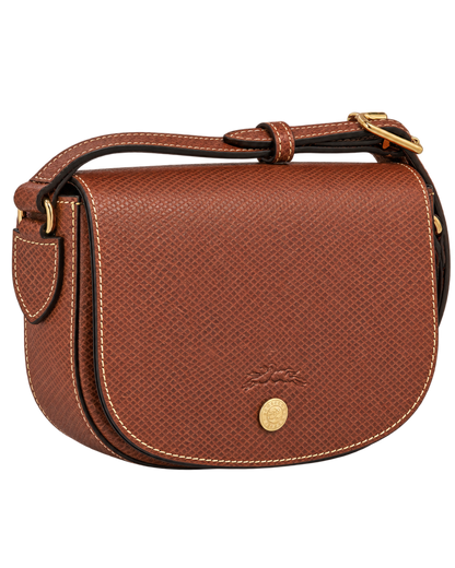 Épure S Crossbody bag Brown - Leather