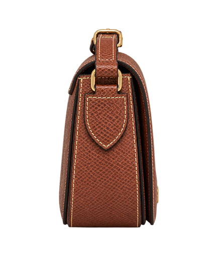 Épure S Crossbody bag Brown - Leather