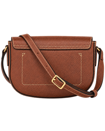 Épure S Crossbody bag Brown - Leather