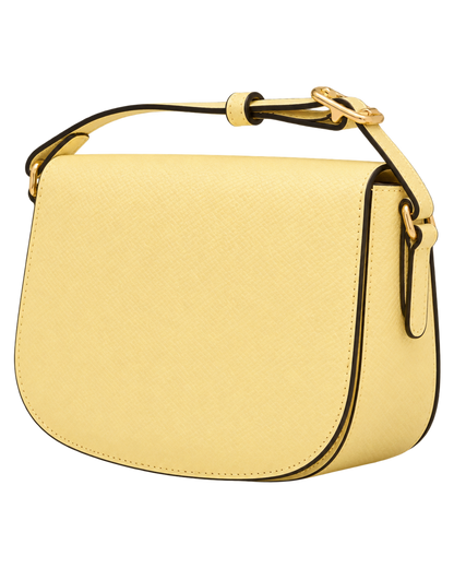 Épure S Crossbody bag Yellow Chick - Leather