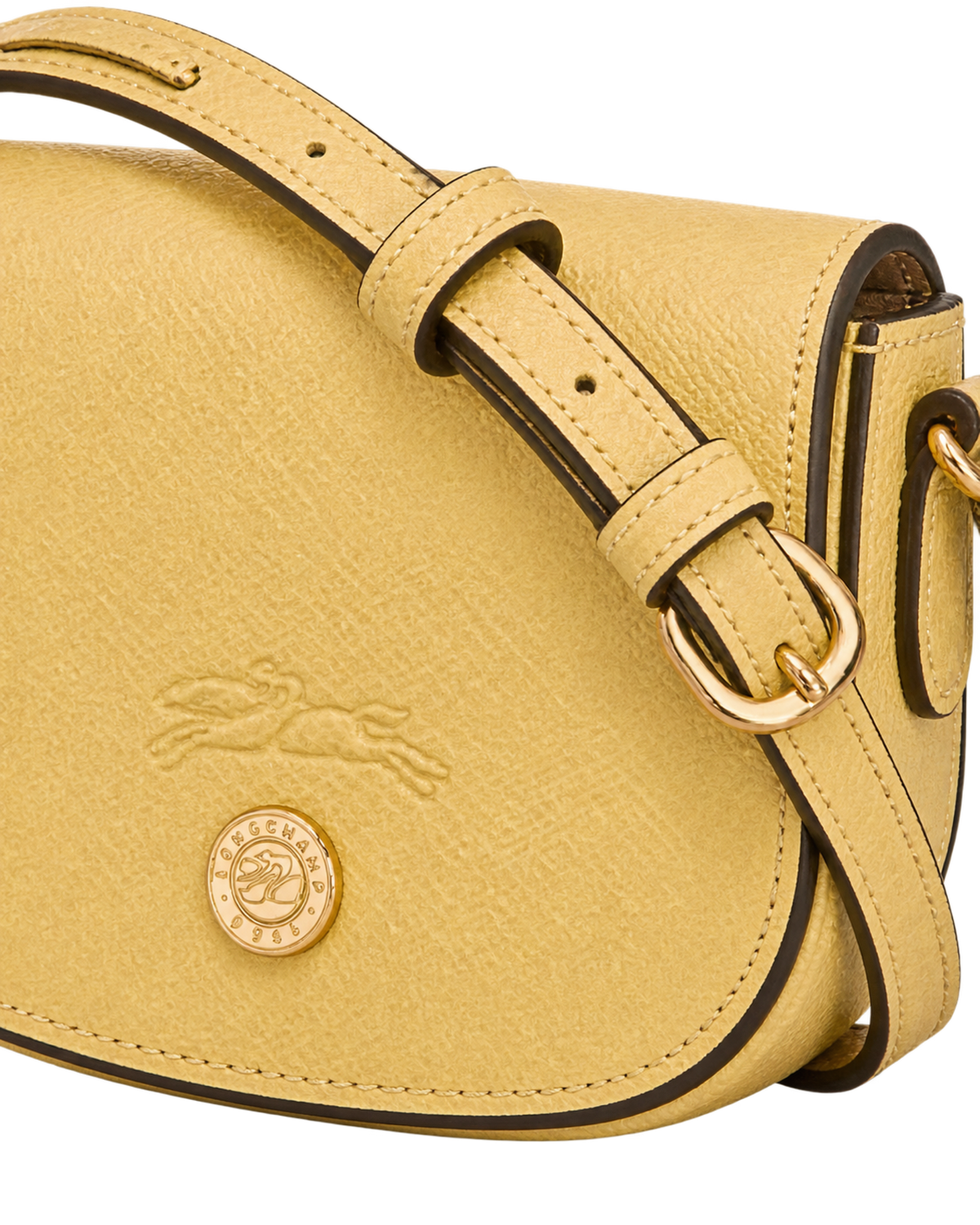 Épure S Crossbody bag Yellow Chick - Leather