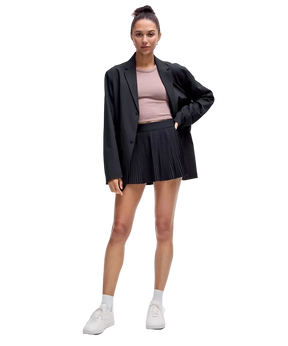 Lululemon Varsity High-Rise Pleated Tennis Skirt Black