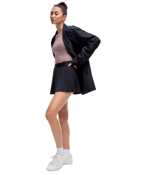 Lululemon Varsity High-Rise Pleated Tennis Skirt Black