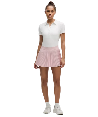 Lululemon Varsity High-Rise Pleated Tennis Skirt Pink Haze