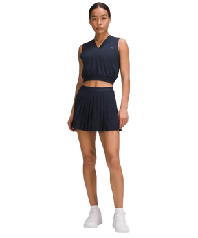 Lululemon High-Rise Pleated Tennis Skirt True Navy