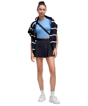 Lululemon High-Rise Pleated Tennis Skirt Black
