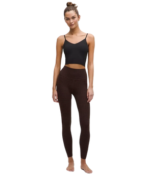 Lululemon Align High-Rise Pant 28" Glow Grid Lava Cake Multi