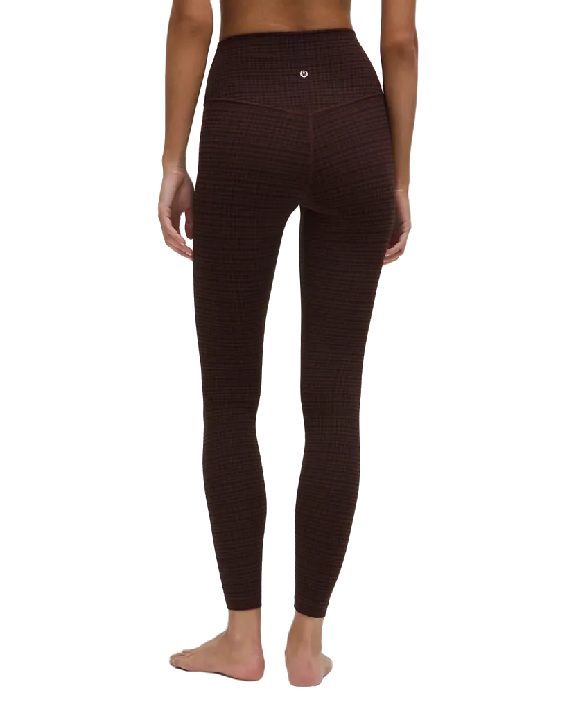 Lululemon Align High-Rise Pant 28" Glow Grid Lava Cake Multi