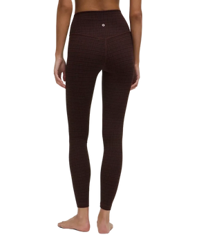 Lululemon Align High-Rise Pant 28" Glow Grid Lava Cake Multi