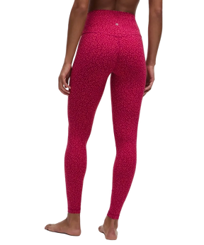 Lululemon Align High-Rise Pant 28" Leopard Daisy Desert Red Magenta Smoke