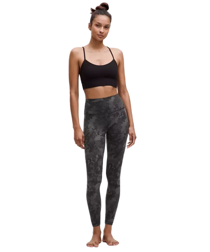 Lululemon Align High-Rise Pant 28" Hidden Heritage Lace Black Multi