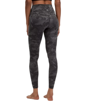 Lululemon Align High-Rise Pant 28" Hidden Heritage Lace Black Multi