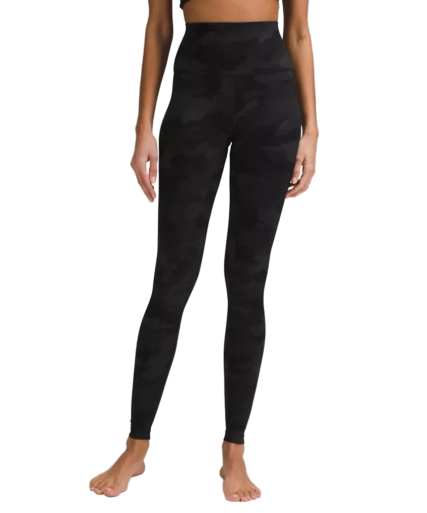 Lululemon Align High-Rise Pant 28" Heritage 365 Camo Deep Coal Multi