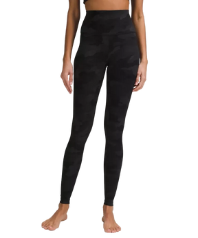 Lululemon Align High-Rise Pant 28" Heritage 365 Camo Deep Coal Multi
