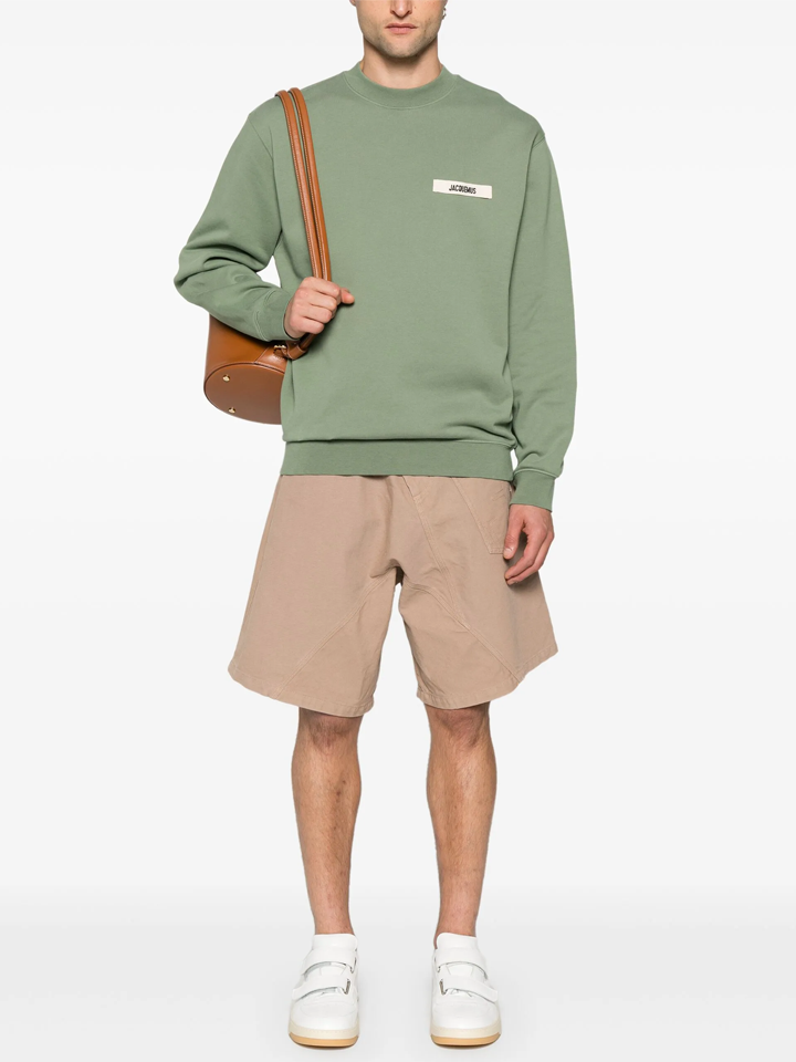 Jacquemus The Gros Grain Sweatshirt in Green