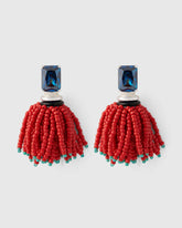 Eros Earrings Red