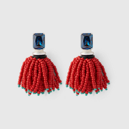 Eros Earrings Red