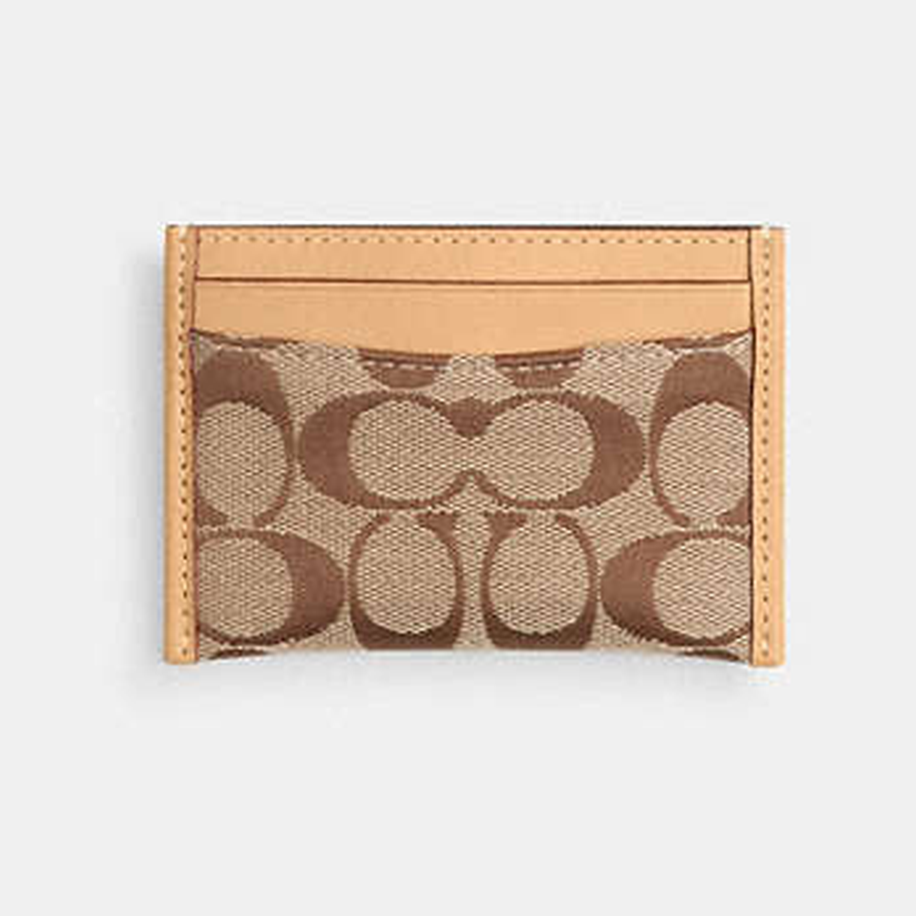 Essential Card Case In Signature Jacquard