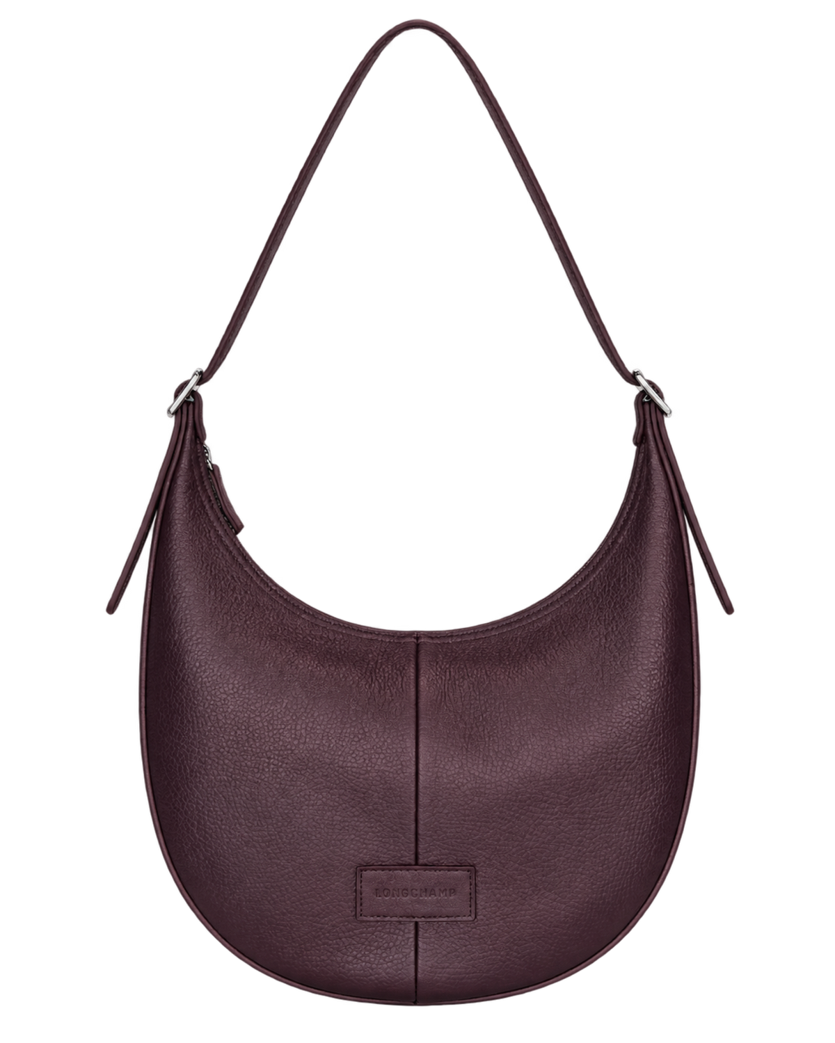 Essential L Crossbody bag Eggplant - Leather